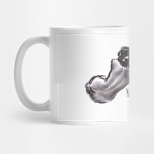 Woman back Mug